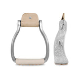 Westernsteigbügel aus Aluminium und Leder von Pool