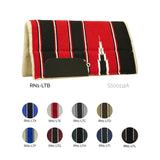 Lakota pony saddle pad with synthetic fleece bottom