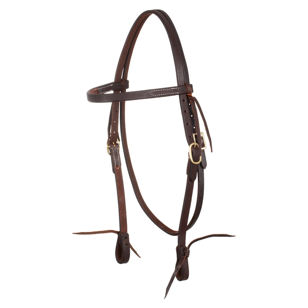 Lakota western tie ends browband bridle