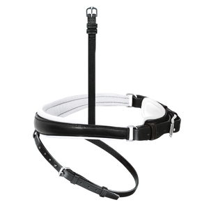 Passier anatomically formed caveson special with white lining and flash strap