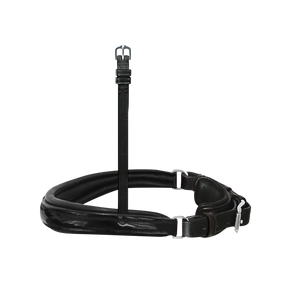 Passier exchangeable anatomically formed caveson with patent leather trim