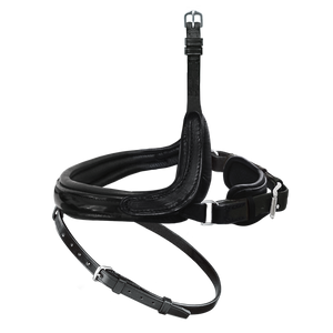 Passier exchangeable noseband with more room for the cheekbone with patent leather