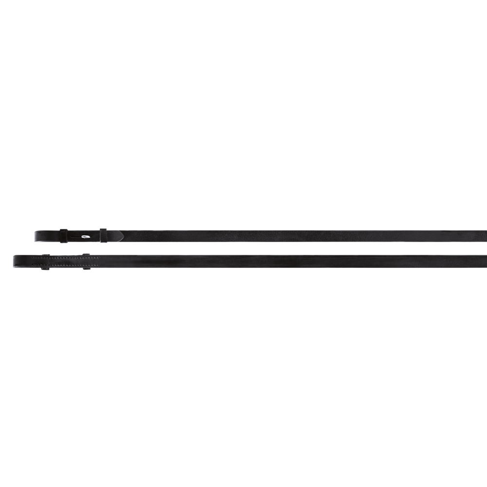 Passier leather double bridle reins  with hook studs