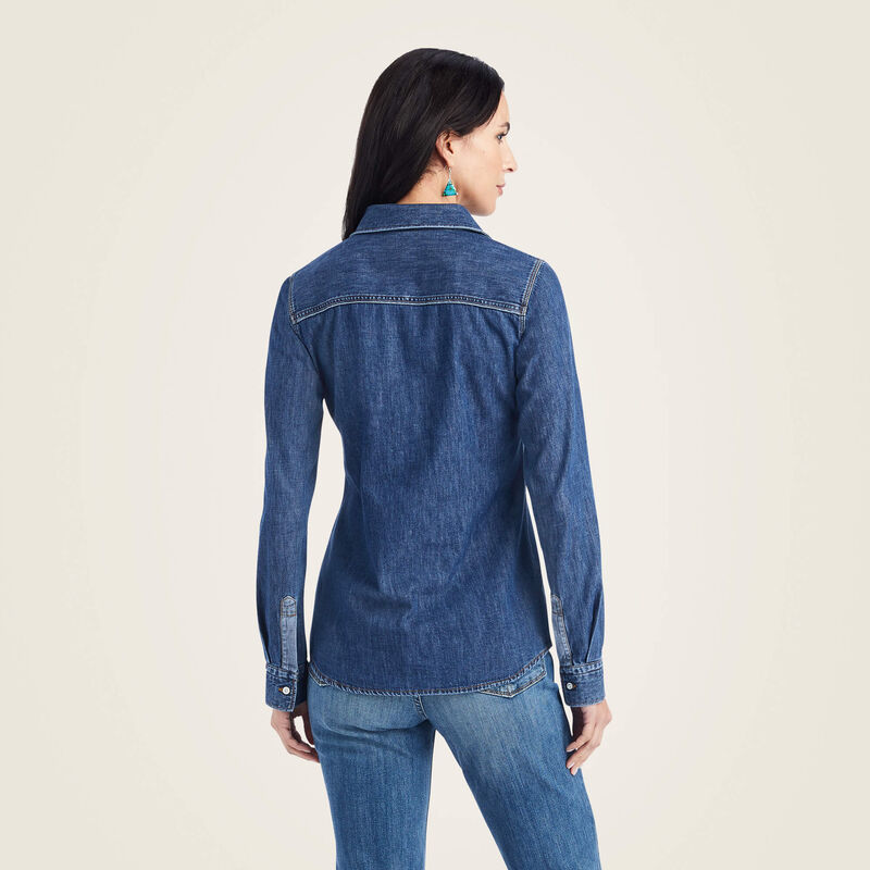 Ariat farriday denim shirt für Damen