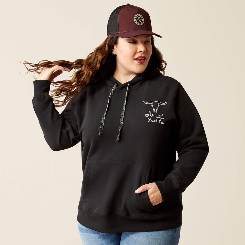 Ariat steer stitch hoodie für Damen