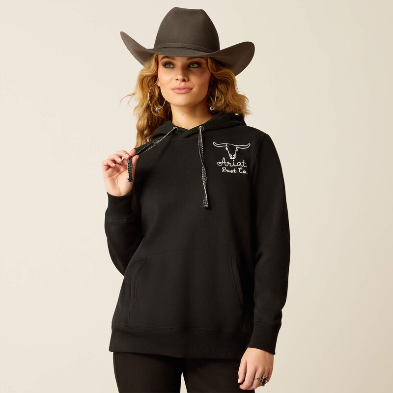 Ariat steer stitch hoodie für Damen