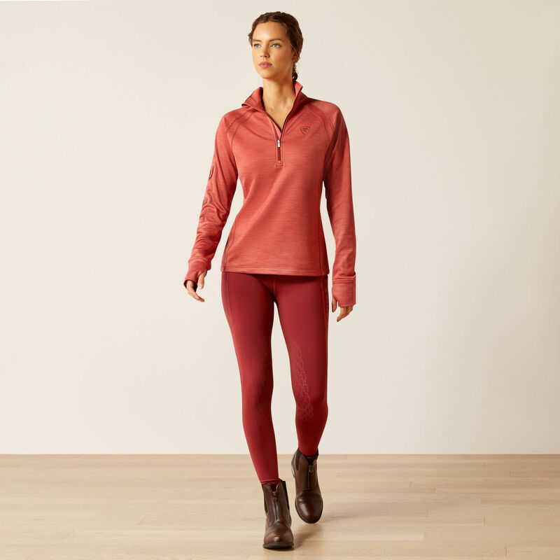 Ariat tek team 1/2 zip sweatshirt für Damen
