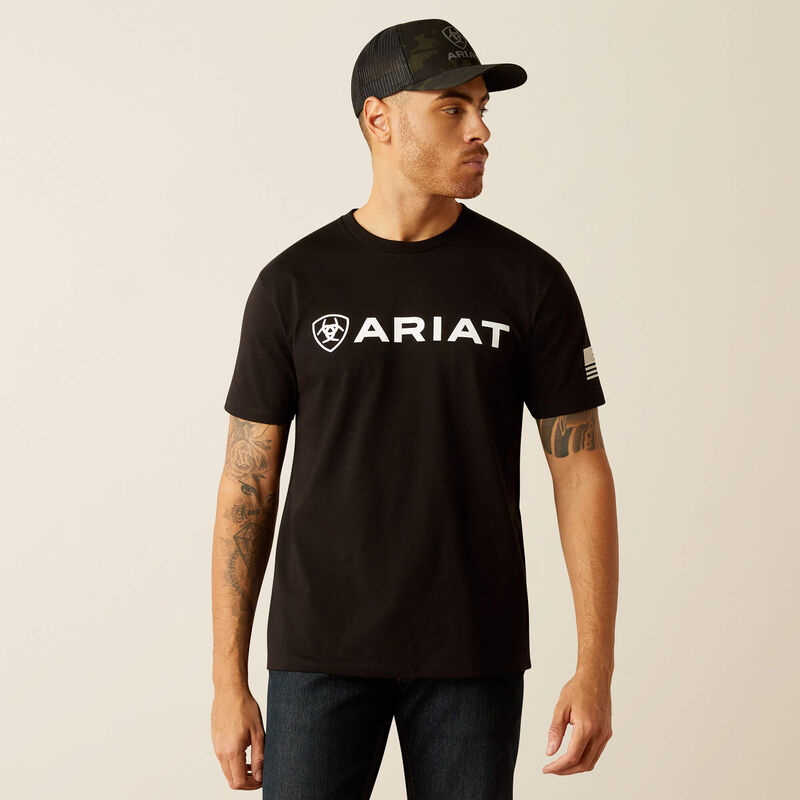 Ariat shield flag T- shirt für Männer