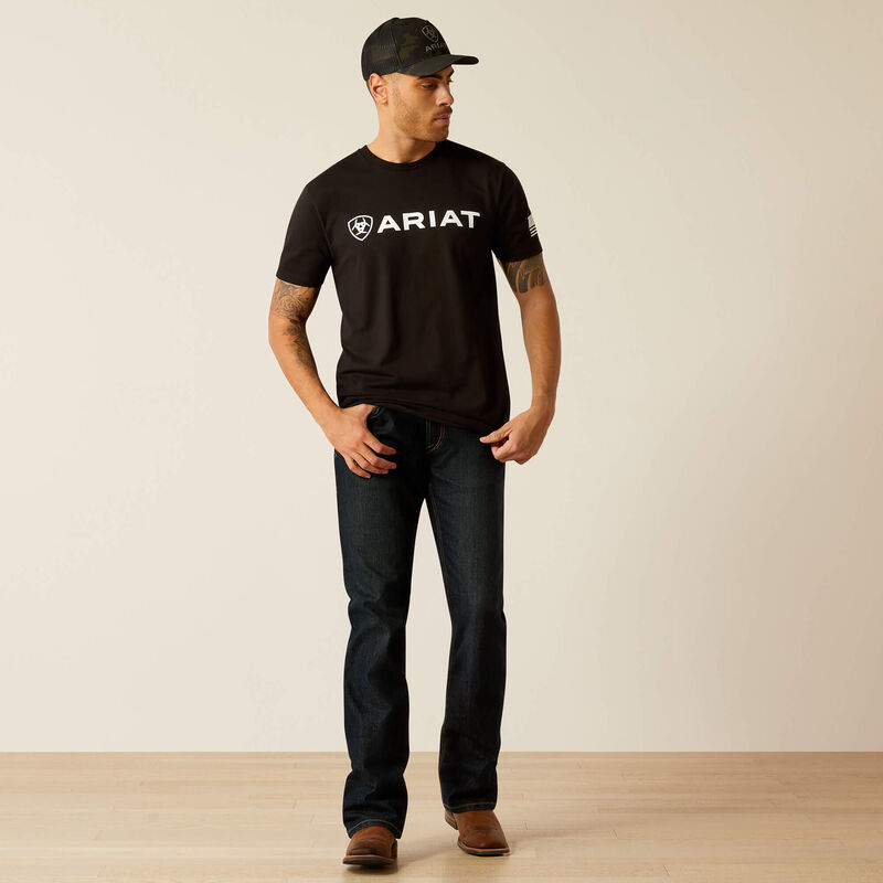 Ariat shield flag T- shirt für Männer
