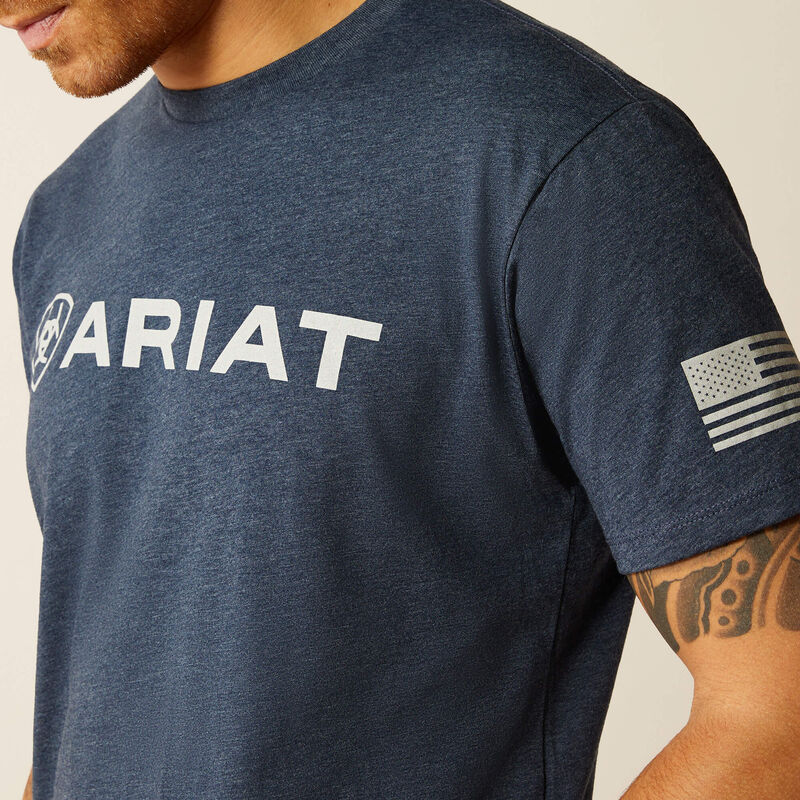 Ariat shield flag T- shirt für Männer