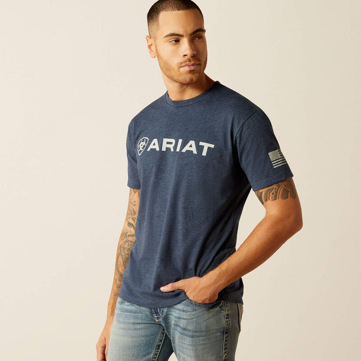 Ariat shield flag T- shirt für Männer