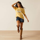 Ariat darlin rose western T - shirt für Damen