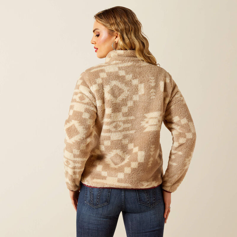 Ariat berber snap front pullover für Damen