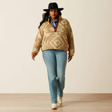 Ariat berber snap front pullover für Damen