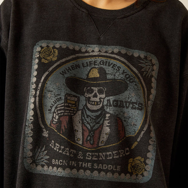Ariat oversize sendero when life gives you agaves sweatshirt