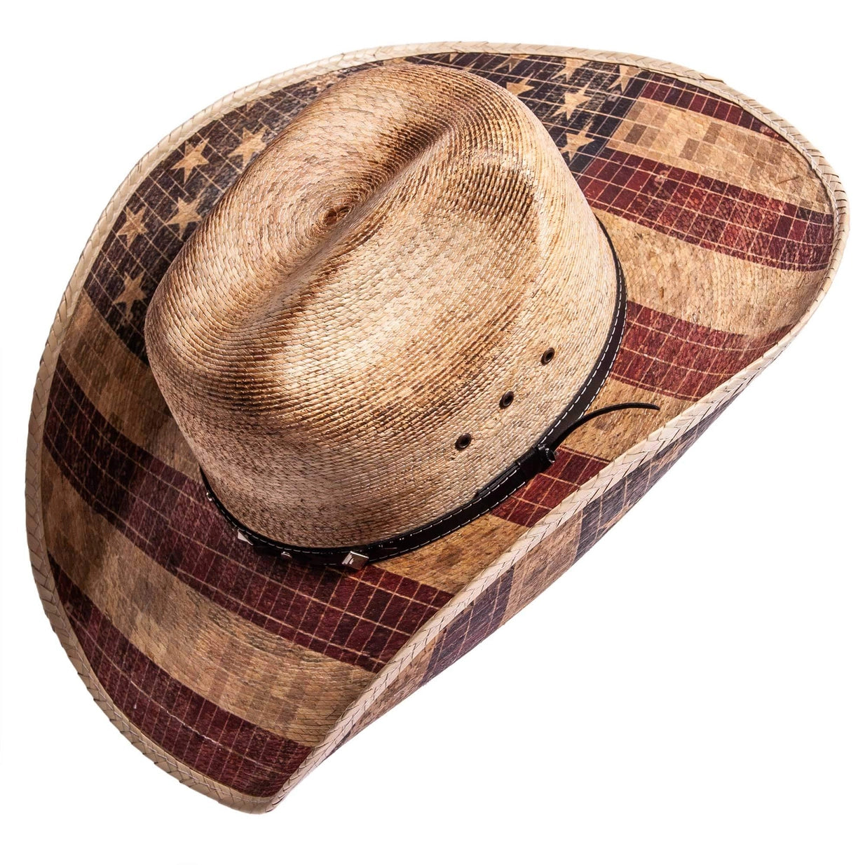 American hat makers Liberty | Cowboyhut aus mexikanischem Palmenstroh