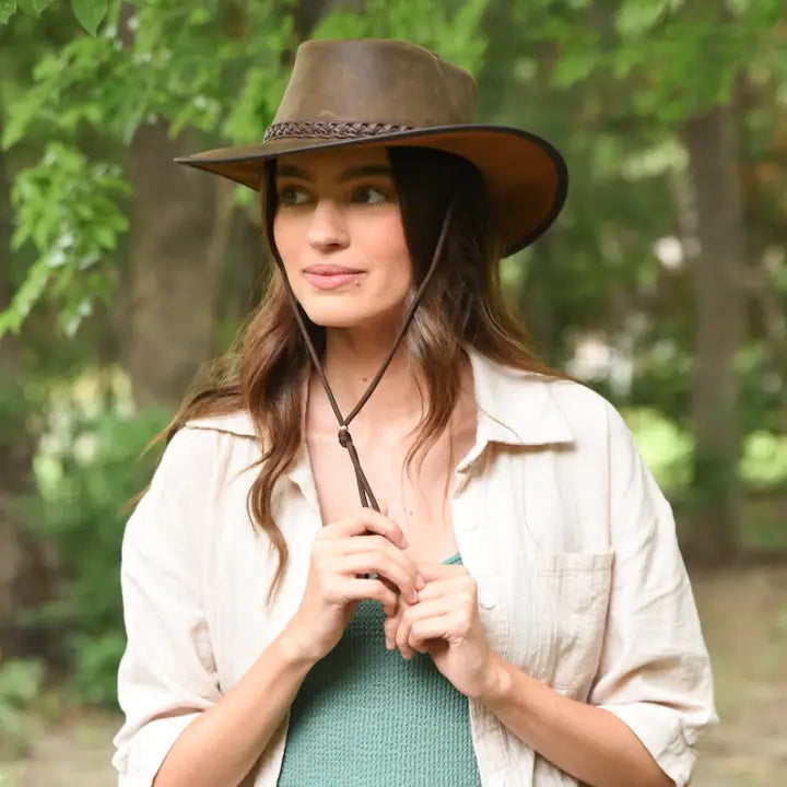 American hat makers Crusher | knautschbare Outback-Hut