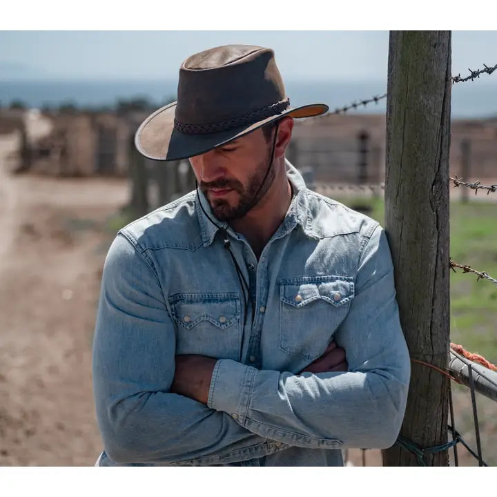 American hat makers Crusher | knautschbare Outback-Hut