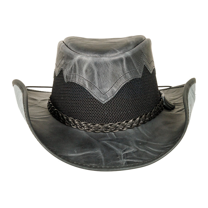 American hat makers Stampede | Cowboyhut aus Rindsleder mit Netzseiten