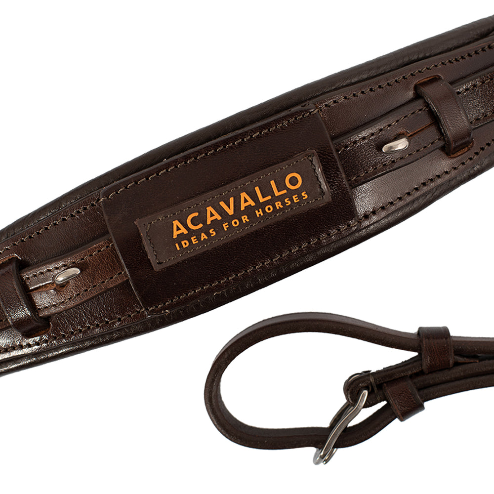 Acavallo Hackamore Reithalfter Kalbsleder