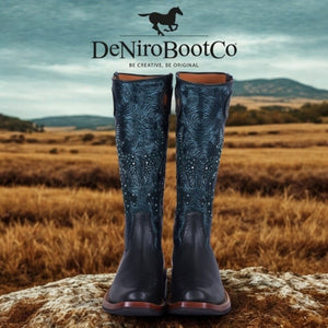 De Niro Westernstiefel Cutter Jo Grün