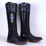 De Niro Westernstiefel Buckaroo Blau