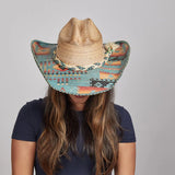 American hat makers Cassius | Der Damen-Cowgirlhut aus Stroh