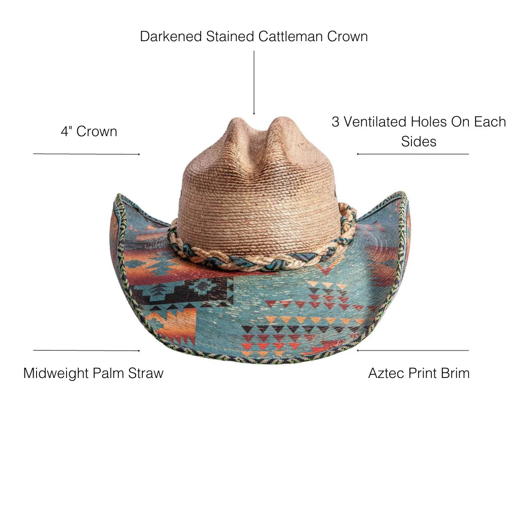 American hat makers Cassius | Der Damen-Cowgirlhut aus Stroh