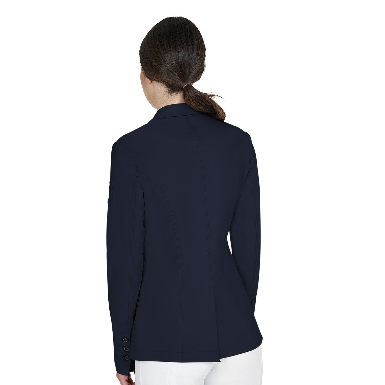 Equestro women's competition jacket with embossed logo