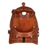 McBryan team penning western wade saddle flower tooling MBH08002