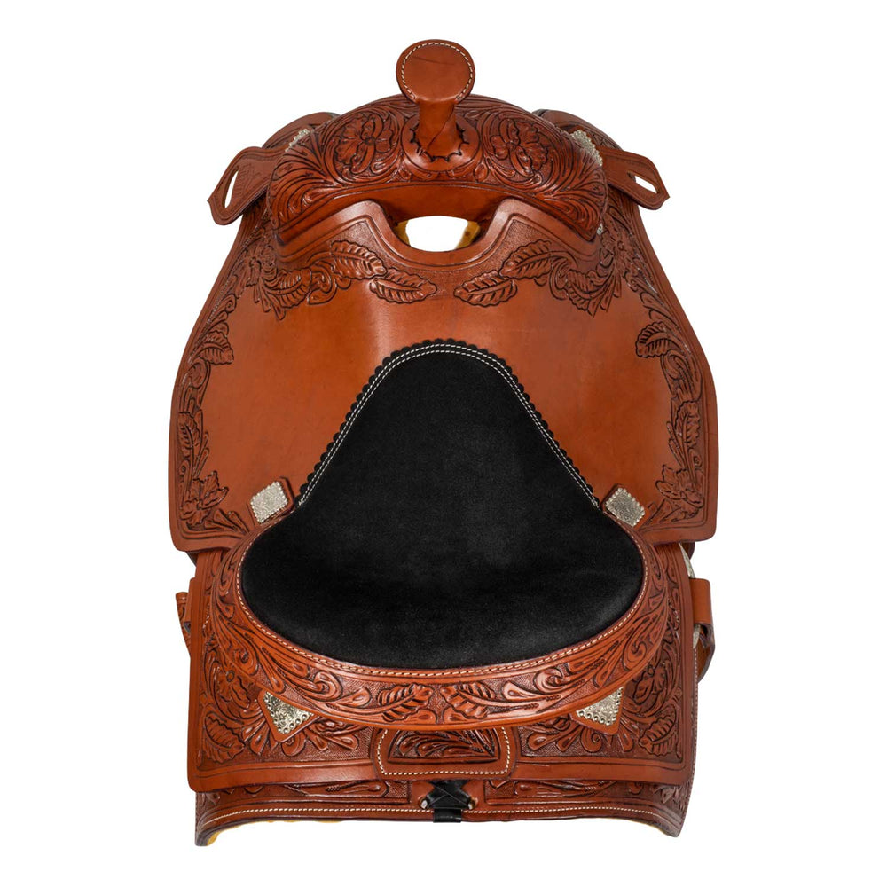 McBryan working ranch saddle classic flower  tooling MBH08008