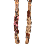 Pool's Einohrzaumzeug mit geflochtenen Lederverzierungen