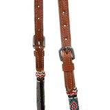 Pool's Sandperlen-Bosal-Set mit Cotton-Mecate-Zügeln