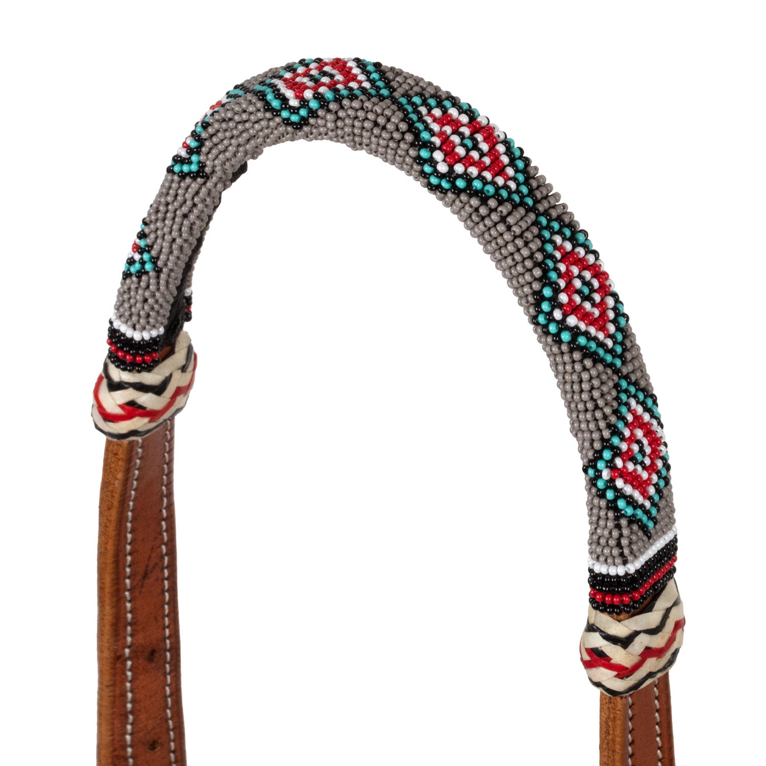 Pool's Sandperlen-Bosal-Set mit Cotton-Mecate-Zügeln