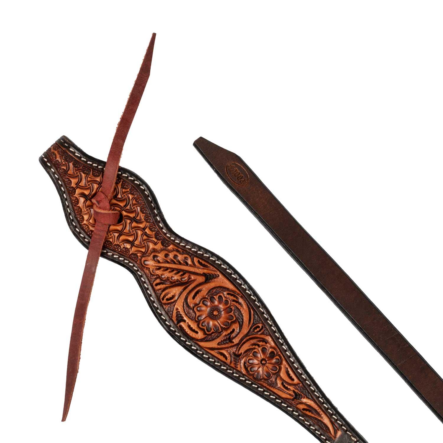 Pool's Westernzügel mit floraler Prägung