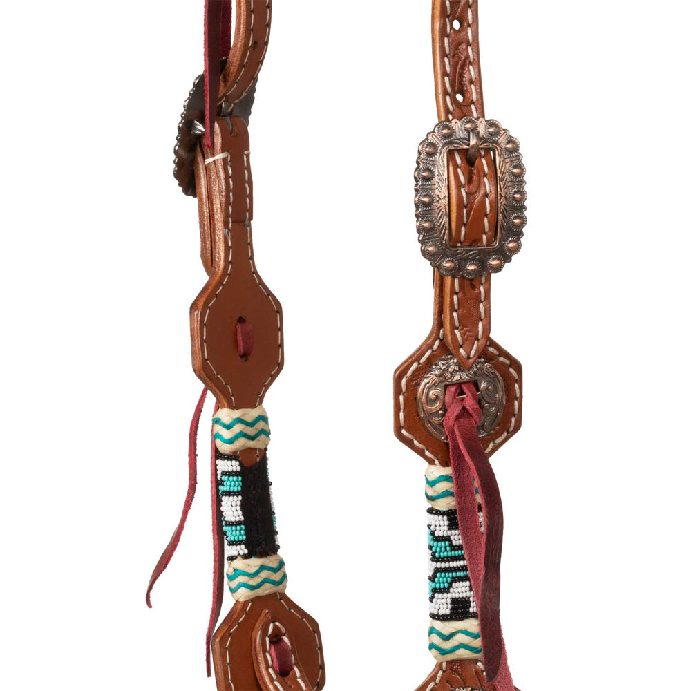 Pools Westernzaumzeug mit blauem Stern