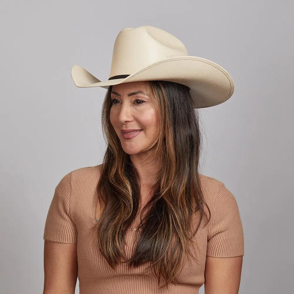 American hat makers Pioneer | Western-Cowgirl-Hut aus Canvas-Baumwolle für Damen