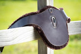 HFI Stud guard gurt - leder / kunstfell