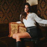 Sendero June Langarmshirt mit Fransen