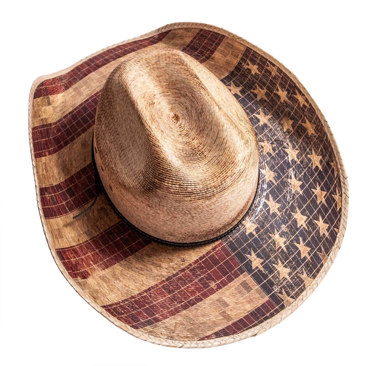 American hat makers Liberty | Cowboyhut aus mexikanischem Palmenstroh
