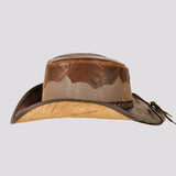 American hat makers Stampede | Cowboyhut aus Rindsleder mit Netzseiten