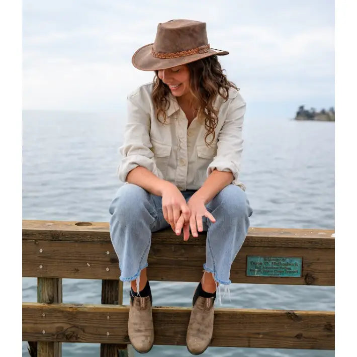 American hat makers Crusher | knautschbare Outback-Hut