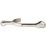 Herm. Sprenger Balkenhol spurs for men with Balkenhol fastening - German Silver highly polished, 40 mm rounded Herm. Sprenger