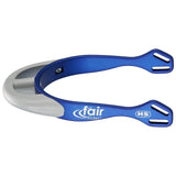 Herm. Sprenger fairRider spurs - aluminium, 25mm neck blue thin rounded 47623 Herm. Sprenger
