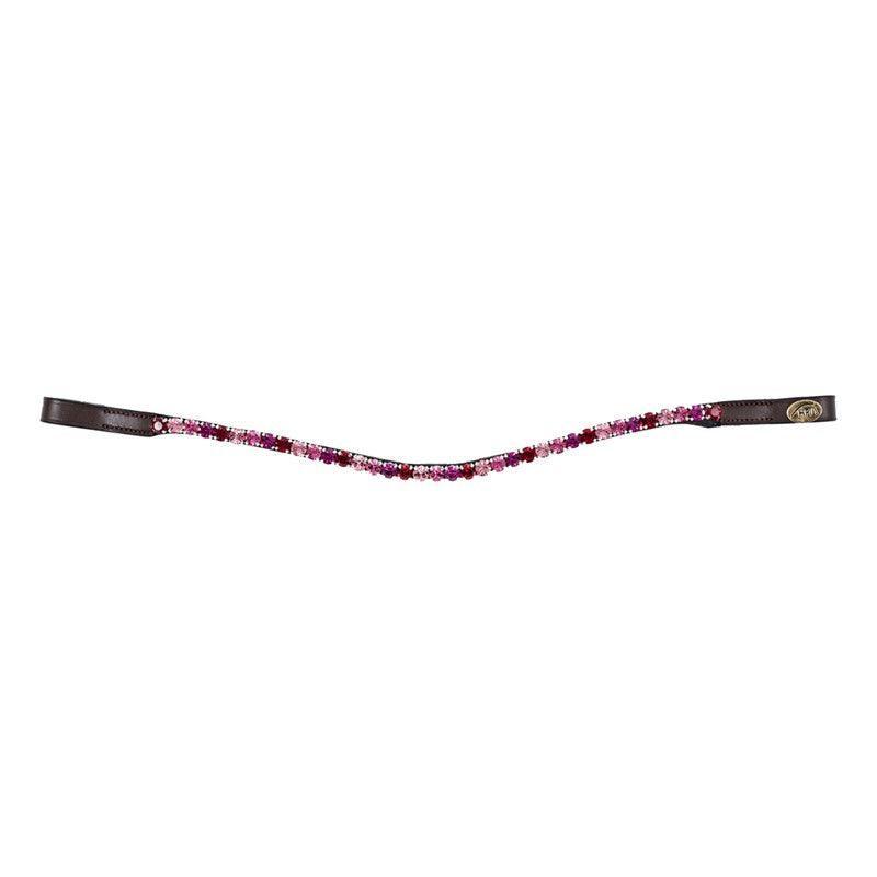 HFI straight browband with strass - HorseworldEU