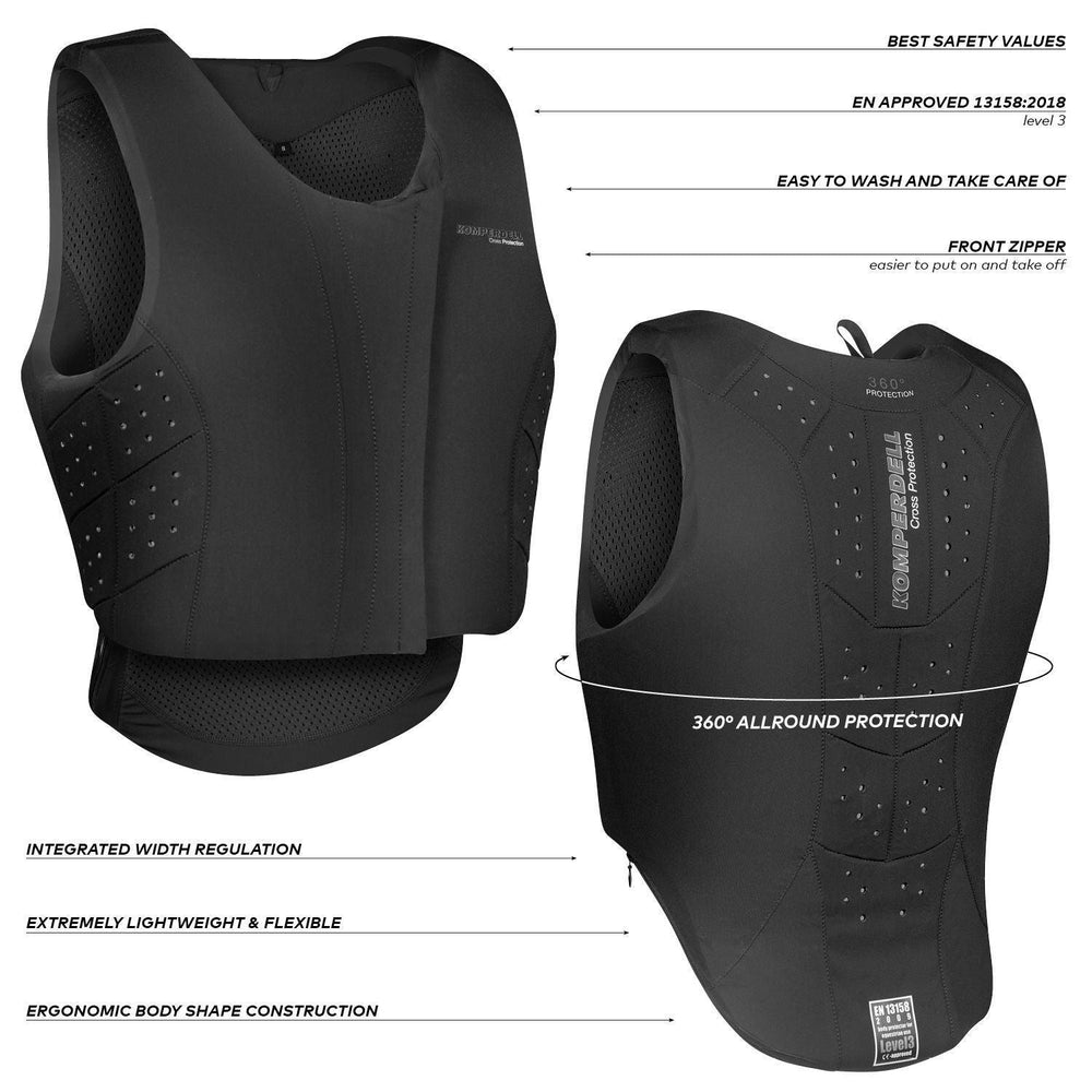 Komperdell Equestrian regular fit bodyprotector level 3 6296-2 - HorseworldEU