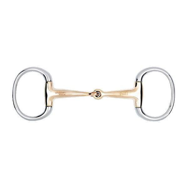 Stübben eggbut snaffle broken sweet copper Stübben