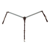 Pool's beaded western oil breastplate