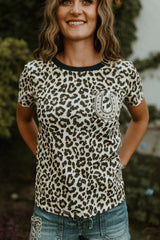 Rodeo quincy lucky lizzy leoparden T-shirt