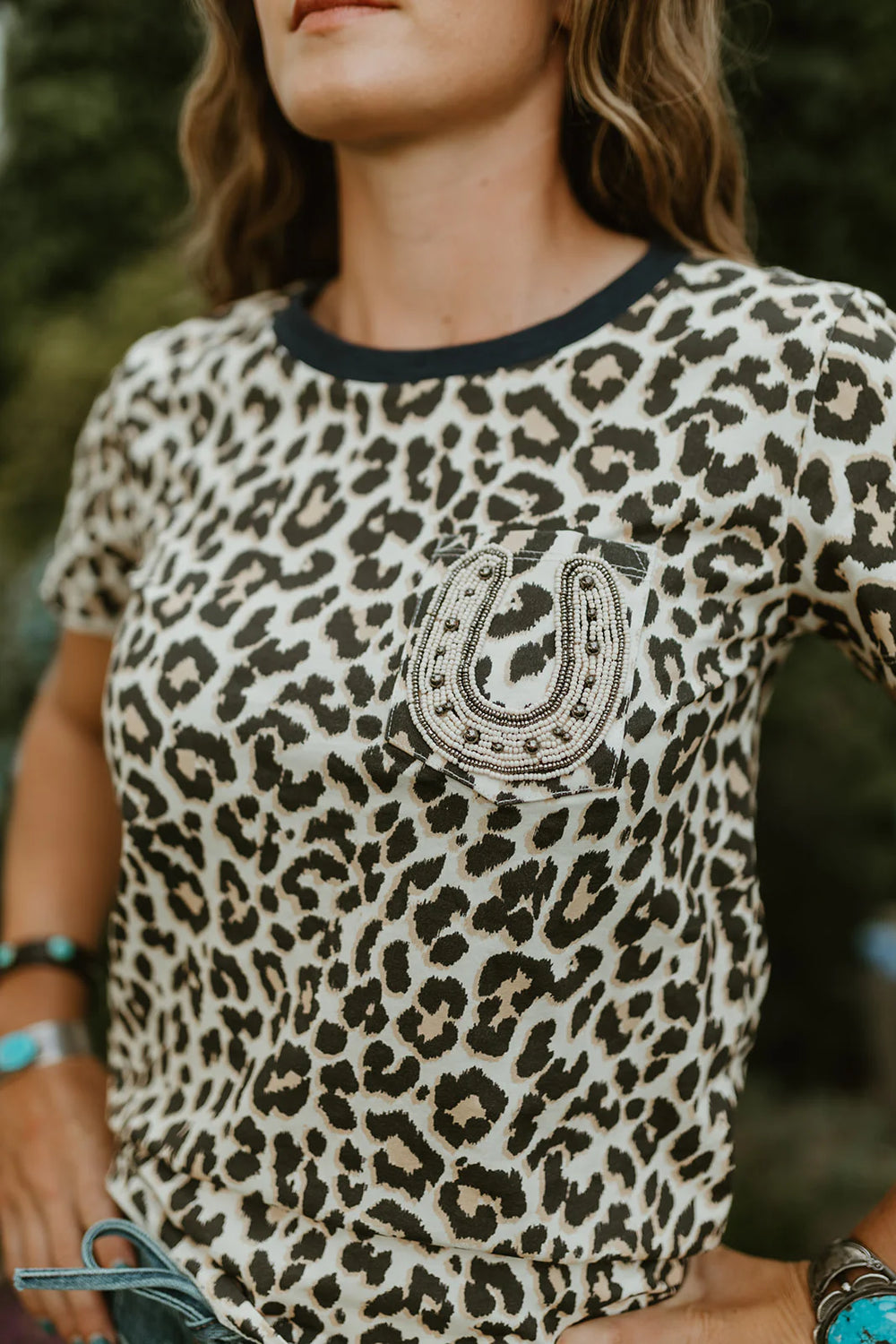 Rodeo quincy lucky lizzy leoparden T-shirt